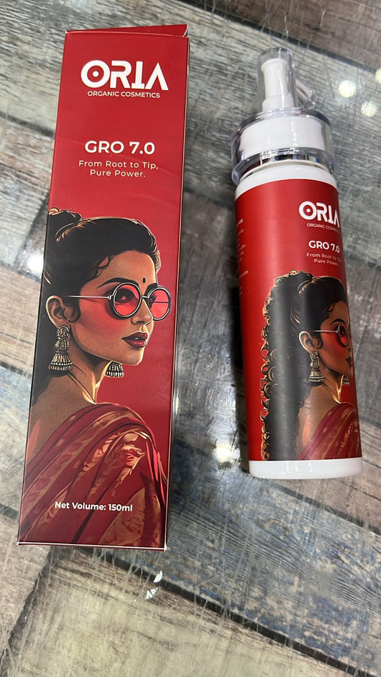 Gro 7.0 Women – Organic Hair Oil for Growth, Shine & Volume